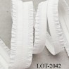 élastique 15 mm + picot lingerie et autre très haut de gamme couleur écru fabriqué en France