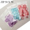 SACHET ZIP 70X100 mm 50ù 3 tarifs par 100 pièces 1000 pièces et 10000 pièce