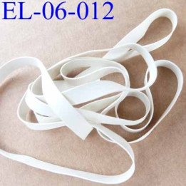 Le lot de 10 mètres Elastique caoutchouc  naturel largeur 6 mm x 0.5 mm  couleur naturel