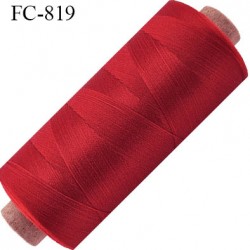 Bobine 1000 m fil mousse polyamide n° 120 couleur pèche ou abricot clair lumineux longueur de 1000 mètres bobiné en France
