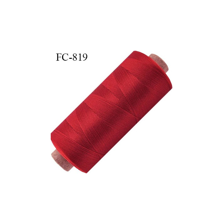 Bobine 1000 m fil mousse polyamide n° 120 couleur pèche ou abricot clair lumineux longueur de 1000 mètres bobiné en France