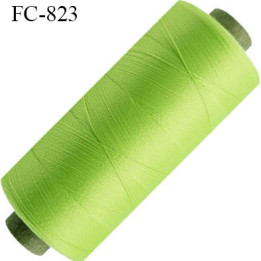 Bobine 1000 m fil mousse polyamide n° 120 couleur orange lumineux longueur de 1000 mètres bobiné en France