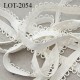 élastique 15 mm + picot lingerie et autre très haut de gamme couleur écru fabriqué en France