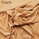 Tissu lycra élasthanne doux brillant bronze très haut de gamme largeur 175 cm prix pour 10 cm de long et 175 cm de large