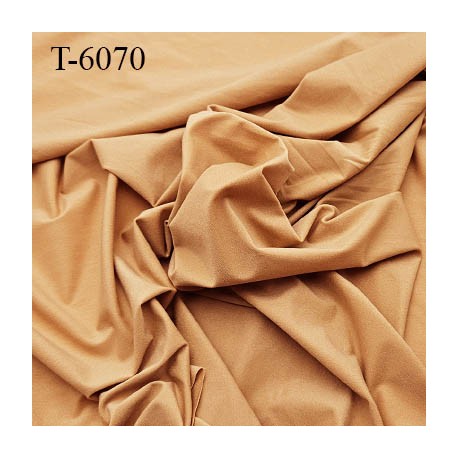 Tissu lycra élasthanne doux brillant bronze très haut de gamme largeur 175 cm prix pour 10 cm de long et 175 cm de large