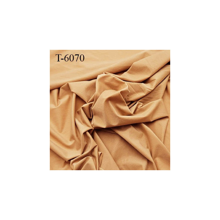 Tissu lycra élasthanne doux brillant bronze très haut de gamme  largeur 175 cm prix pour 10 cm de long et 175 cm de large