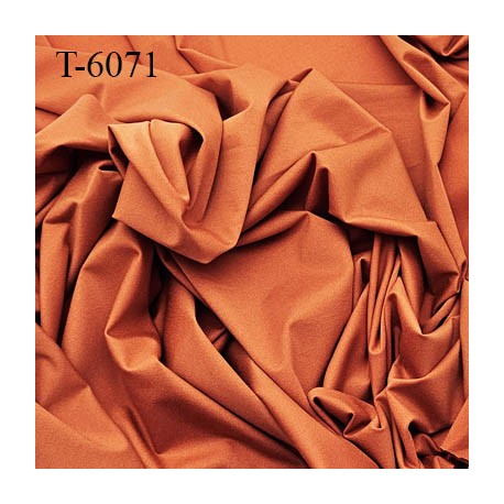 Tissu lycra élasthanne doux brillant bronze très haut de gamme largeur 175 cm prix pour 10 cm de long et 175 cm de large