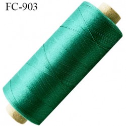 Bobine de 500 m fil mousse polyamide n° 120 couleur fushia longueur de 500 mètres bobiné en France