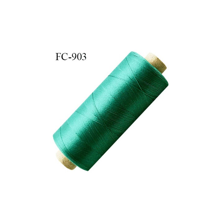 Bobine de 500 m fil mousse polyamide n° 120 couleur fushia longueur de 500 mètres bobiné en France