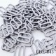 Boucle de réglage 12 mm réglette métal laqué blanc brillant pour soutien gorge largeur intérieur 12 mm haut de gamme
