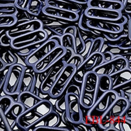 Boucle de réglage 12 mm réglette métal laqué bleu marine pour soutien gorge largeur intérieur 12 mm  haut de gamme
