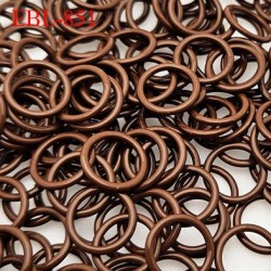 Anneau de réglage 9 mm métal marron clair pour lingerie largeur intérieur 9 mm haut de gamme