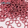 Anneau double de réglage 6 mm métal framboise pour lingerie largeur intérieur 6 mm haut de gamme