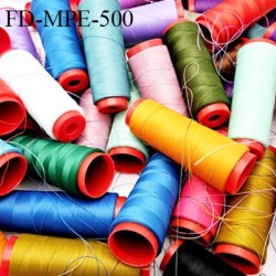 Déstockage 500 Grammes de cônes de fil mousse polyester couleurs et longueur aléatoires photo non contractuelle