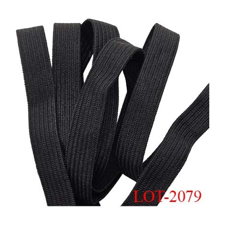Le lot de 10 Mètres Elastique couture noir largeur 10 mm allongement + 100% bonne élasticité