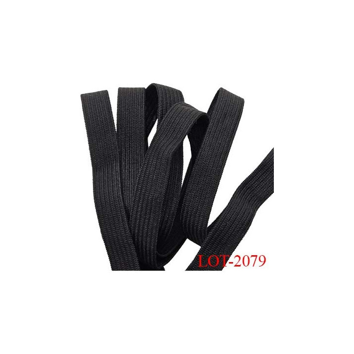 Le lot de 10 Mètres Elastique couture noir largeur 10 mm allongement + 100% bonne élasticité