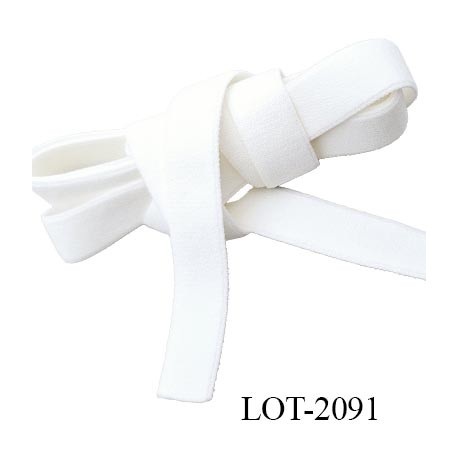 élastique 15 mm + picot lingerie et autre très haut de gamme couleur écru fabriqué en France