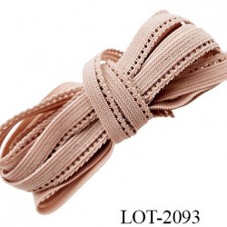 élastique 50 mm fin très souple très doux belle qualité belle élasticité couleur naturel écru largeur 50 mm prix au mètre