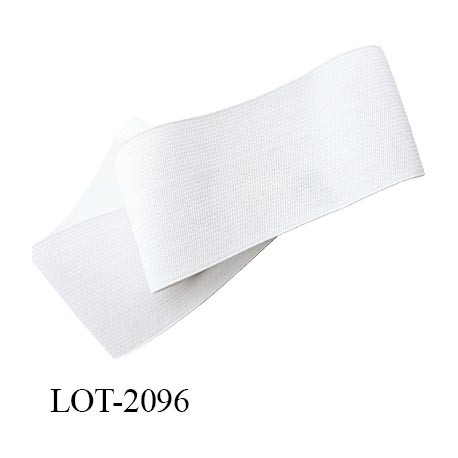 Elastique plat souple 60 mm couleur naturel largeur 60 mm prix au mètre