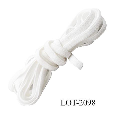 Elastique 5 mm spécial lingerie et autres Eco Tex lavable 60° couleur naturel fabriqué en Europe prix au mètre