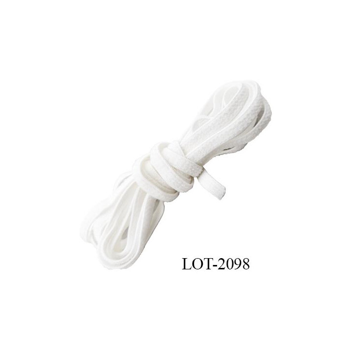 Elastique 5 mm spécial lingerie et autres Eco Tex lavable 60° couleur naturel fabriqué en Europe prix au mètre