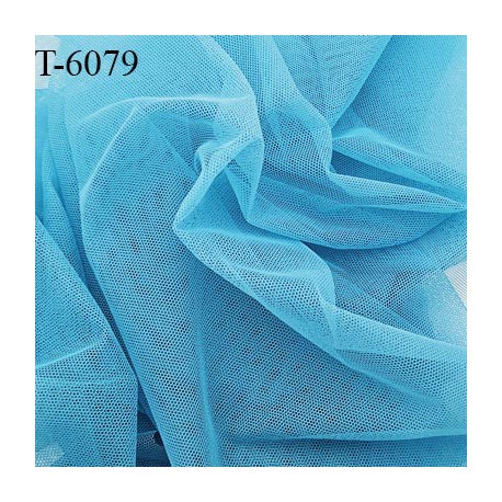 Marquisette tulle spécial lingerie haut de gamme couleur turquoise tulle non extensible poids au m 2 45 grs largeur 150 cm