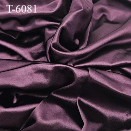 Tissu  bain et lingerie aubergine brillant lycra élasthanne largeur 173 cm 140 grs au m2