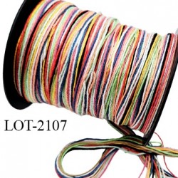 La bobine de 4 x 9 couleurs soit 36 Echevettes de 10 mètres chaque coton retors art 89 mat pour canevas et bracelet brésilien