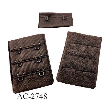 Agrafes 57 mm attache SG haut de gamme couleur Améthyste 1 rangée 3 crochets largeur 57 mm hauteur 24 mm