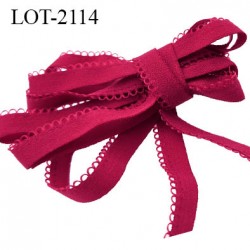 Le lot de 10 m ou 50 m ou 100 m Elastique rouge picot 8 mm spécial lingerie allongement + 110%