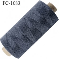 Bobine 1000 m fil Polyester n° 120 blanc 1000 mètres fil européen bobiné en Europe ou France certifié oeko tex