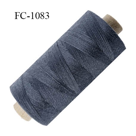 Bobine 1000 m fil Polyester n° 120 blanc 1000 mètres fil européen bobiné en Europe ou France certifié oeko tex