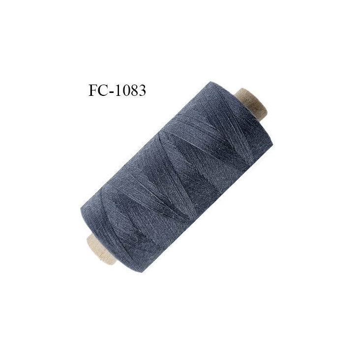 Bobine 1000 m fil Polyester n° 120 blanc 1000 mètres fil européen bobiné en Europe ou France certifié oeko tex