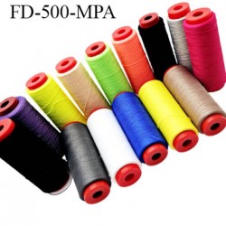 lot de 10 cônes surprise de destockage 1000 m de fil polyester fil n° 120 bobiné en France