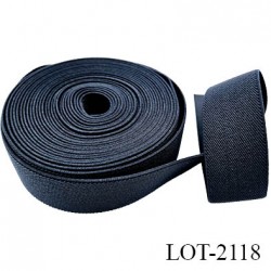 élastique 35 mm spécial lingerie, sport caleçon ou bord côte fabriqué en France rouille bleu marine lurex cuivre prix au mètre