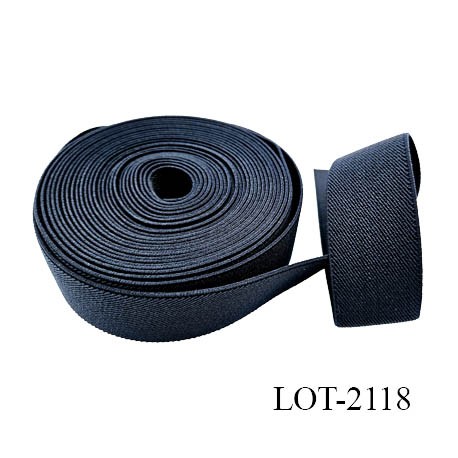 élastique 35 mm spécial lingerie, sport caleçon ou bord côte fabriqué en France rouille bleu marine lurex cuivre prix au mètre