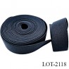 élastique 35 mm spécial lingerie, sport caleçon ou bord côte fabriqué en France rouille bleu marine lurex cuivre prix au mètre