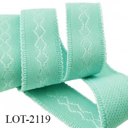 Elastique 20mm +5 mm de dentelle bretelle et lingerie haut gamme couleur naturel forte élasticité allongement 140% prix au m