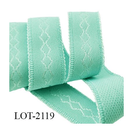Elastique 20mm +5 mm de dentelle bretelle et lingerie haut gamme couleur naturel forte élasticité allongement 140% prix au m