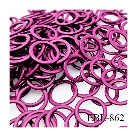 Anneau de réglage 9 mm métal marron clair pour lingerie largeur intérieur 9 mm haut de gamme