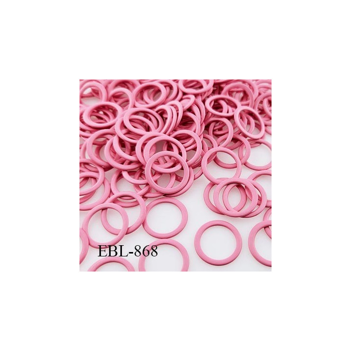 Anneau de réglage 9 mm métal rose pour soutien gorge largeur intérieur 9 mm  haut de gamme