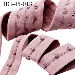 Bande Agrafe de 55 mm de hauteur et 3 rangés pour soutien gorge couleur blanc fabriqué en France prix au mètre