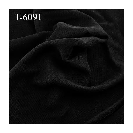 Tissu vêtement habillement noir haut de gamme largeur 155 cm poids m2 280 grs