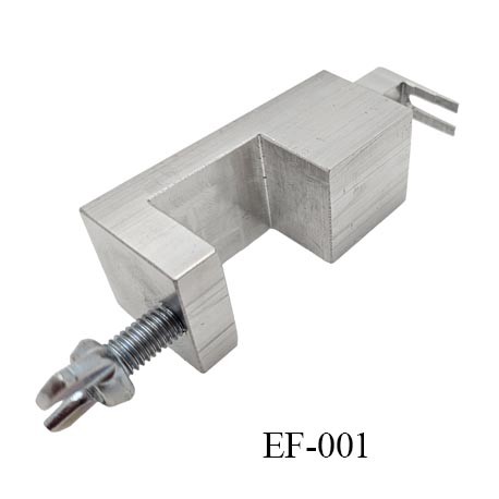 Enfile curseur fermeture éclair professionnel hauteur total 10 cm pour plateau de 15 à 30 mm en aluminium plein