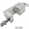 Enfile curseur fermeture éclair professionnel hauteur total 10 cm pour plateau de 15 à 30 mm en aluminium plein