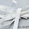 Elastique lingerie 10 mm picot haut de gamme couleur bleu nuit largeur 10 mm élasticité +160% prix au mètre