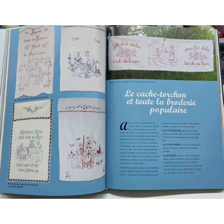 Livre DMC L'Alsace de fils en aiguilles de Francine Will Zeil