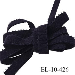 Elastique lingerie 10 mm picot prix de 10 à 100 mètres haut de gamme noir largeur 10 mm élasticité +120% forte élasticité