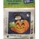 kit à broder HALLOWEEN SEG de Paris 20x20 cm facile et sympa le canevas réf 9203