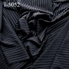 Tissu lingerie et bain fin haut de gamme lycra élasthanne couleur noir largeur 140 cm 250 grs au m2
